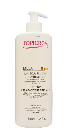 Topicrem Mela lightening ultra-moisturizing milk 500 ml