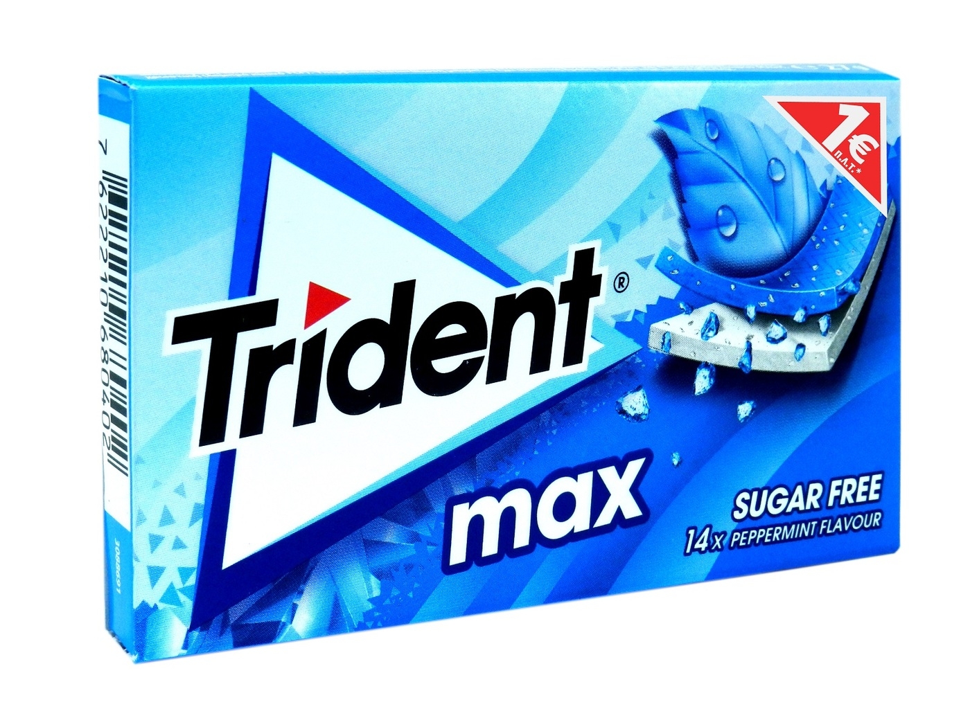 Trident жевательная резинка перечная мята 12 х 27 г