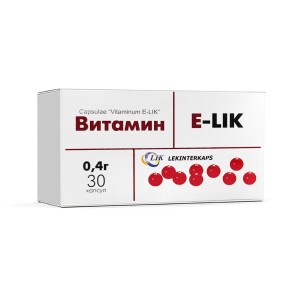 Витамин e-lik капсулы 0,4г №30