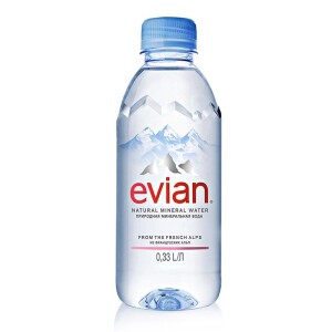 Вода Evian mineral 0.33 l/л