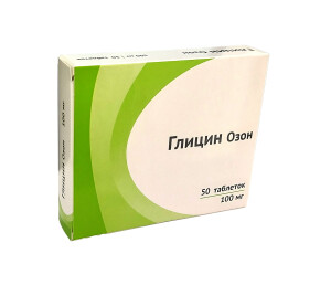 Глитсин-озон таблеткалари 100 мг №50