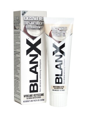 Зубная паста Blanx coco white 100% natural coconut oil 75мл