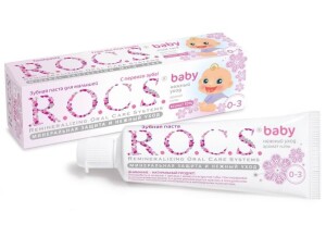 Зубная паста R.O.C.S. baby 0-3 аромат липы 45г