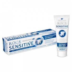 Зубная паста R.O.C.S. sensitive мгновенный эффект 94г