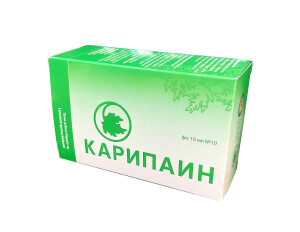 Карипаин сухой бальзам 1г флакон №10
