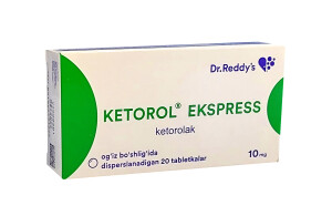 Кеторол экспресс таблетки 10мг №20