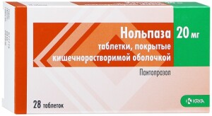 Nolpaza tabletkalari 20 mg № 28