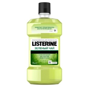 Ополаскиватель для полости рта Listerine зелёный чай 250мл
