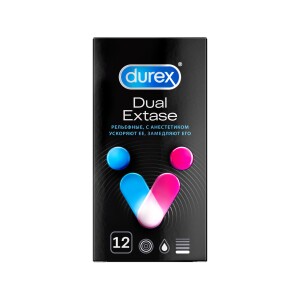 Презервативы Durex Dual Extase №12