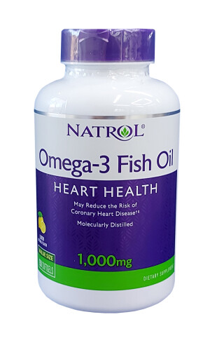 Рыбий жир omega-3 natrol капсулы 1000мг №150