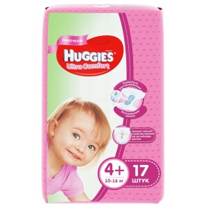 Хаггис-4+ ultra comfort для девочек №17