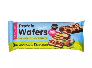 Батончик chikalab protein wafers шоколадно-ореховый десерт 40г