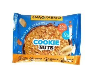 Печенье snaq fabriq cookie nuts арахисовый десерт с соленой карамелью 35г