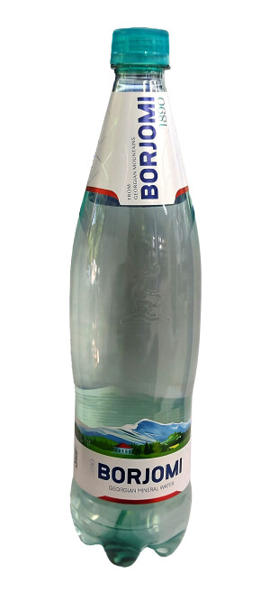 Вода боржоми 1,0л (газированная) пластиковая