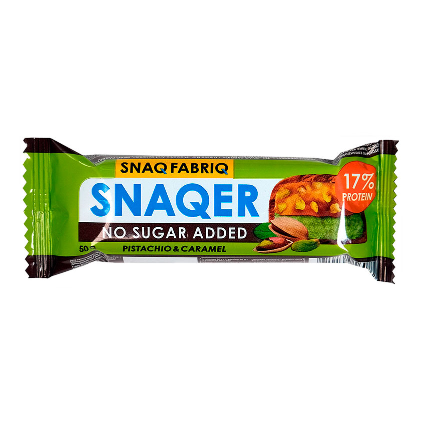Батончик snaq fabriq фисташка и карамель 50г