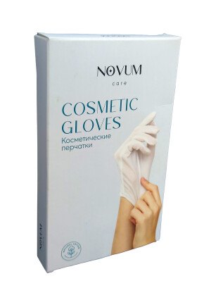 Перчатки для косметических процедур novum размер M (розовый)