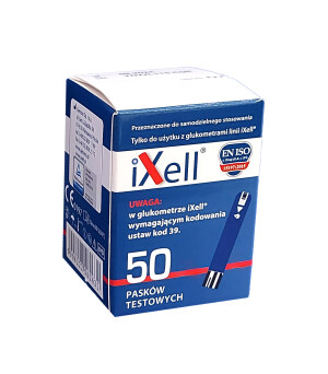 Полоски для глюкометра ixell №50