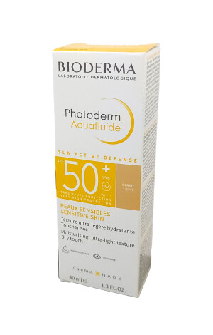 Биодерма photoderm aquafluide light флюид солнцезащитный для лица spf 50+ 40мл