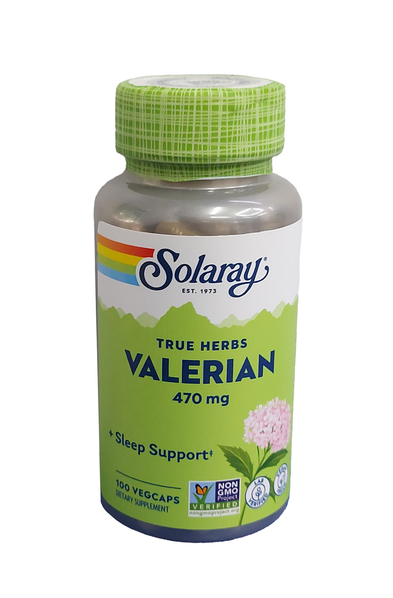 Валериана solaray капсулы 470мг №100