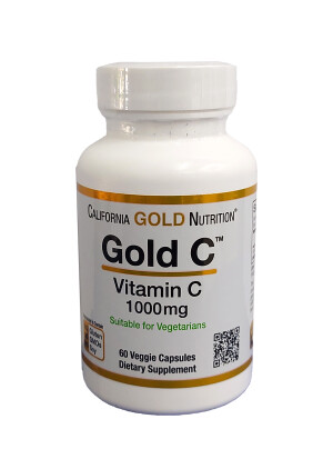 Витамин c california gold nutrition капсулы 1000мг №60