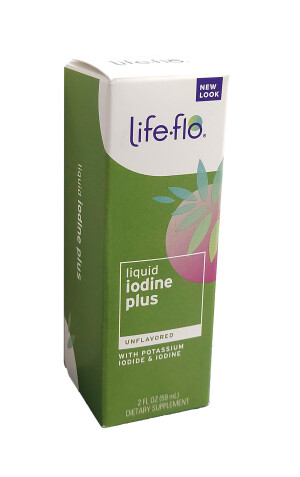 Жидкий йод плюс life-flo liquid iodine plus 59мл