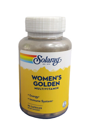 Мультивитамины solaray women's golden для женщин капсулы №90