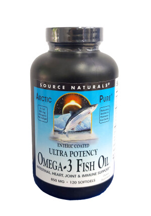 Омега-3 рыбий жир source naturals arctic pure ultra potency капсулы 850vu №120