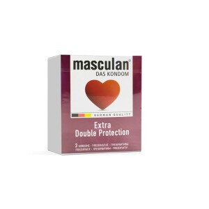 Презервативы masculan extra double protection №3