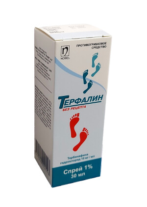 Терфалин спрей 1% 30мл