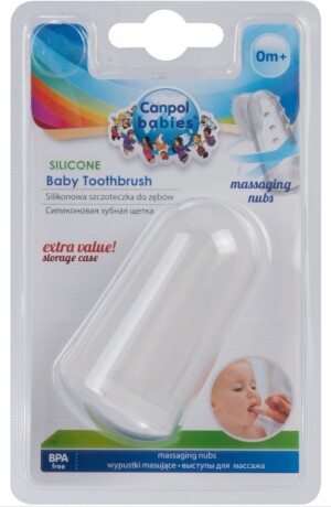 Зубная щетка пальчиковый силиконовая canpol babies 0м+ (56/159)