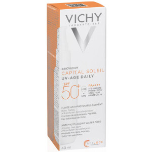 Vichy capital ideal soleil невесомый солнцезащитный флюид для лица против признаков фотостарения spf 50
