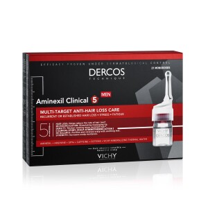 Vichy dercos aminexil intensive 5 против выпадения волос для мужчин 21 х 6мл