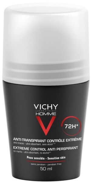 Vichy homme дезодорант шариковый против избыточного потоотделения 72ч 50мл