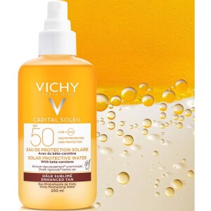Vichy ideal soleil спрей двухфазный солнцезащитный активатор загара spf 50 200мл