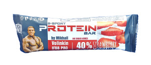 Батончик protein bar b-sport клубничный йогурт 40г