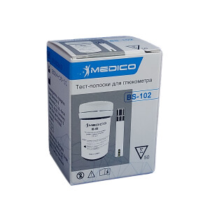 Полоски для глюкометра medico bs-102 №50