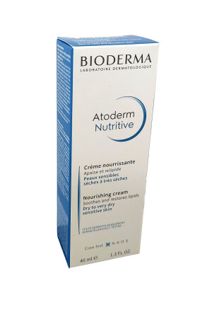 Биодерма atoderm nutritive крем для лица 40мл