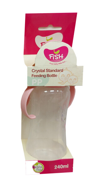 Бутылочка для кормления fish 240мл (c-612)