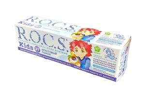 Зубная паста r.o.c.s. kids 3-7 фруктовый рожок 45г