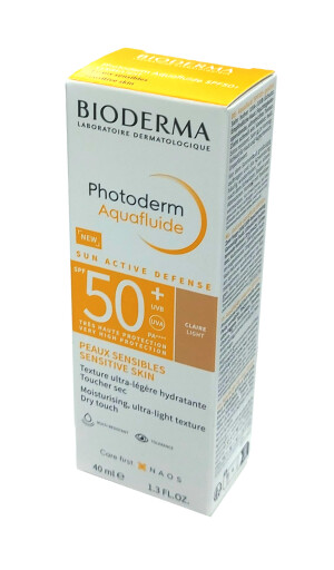 Биодерма photoderm aquafluide claire light крем солнцезащитный для лица spf 50+ 40мл