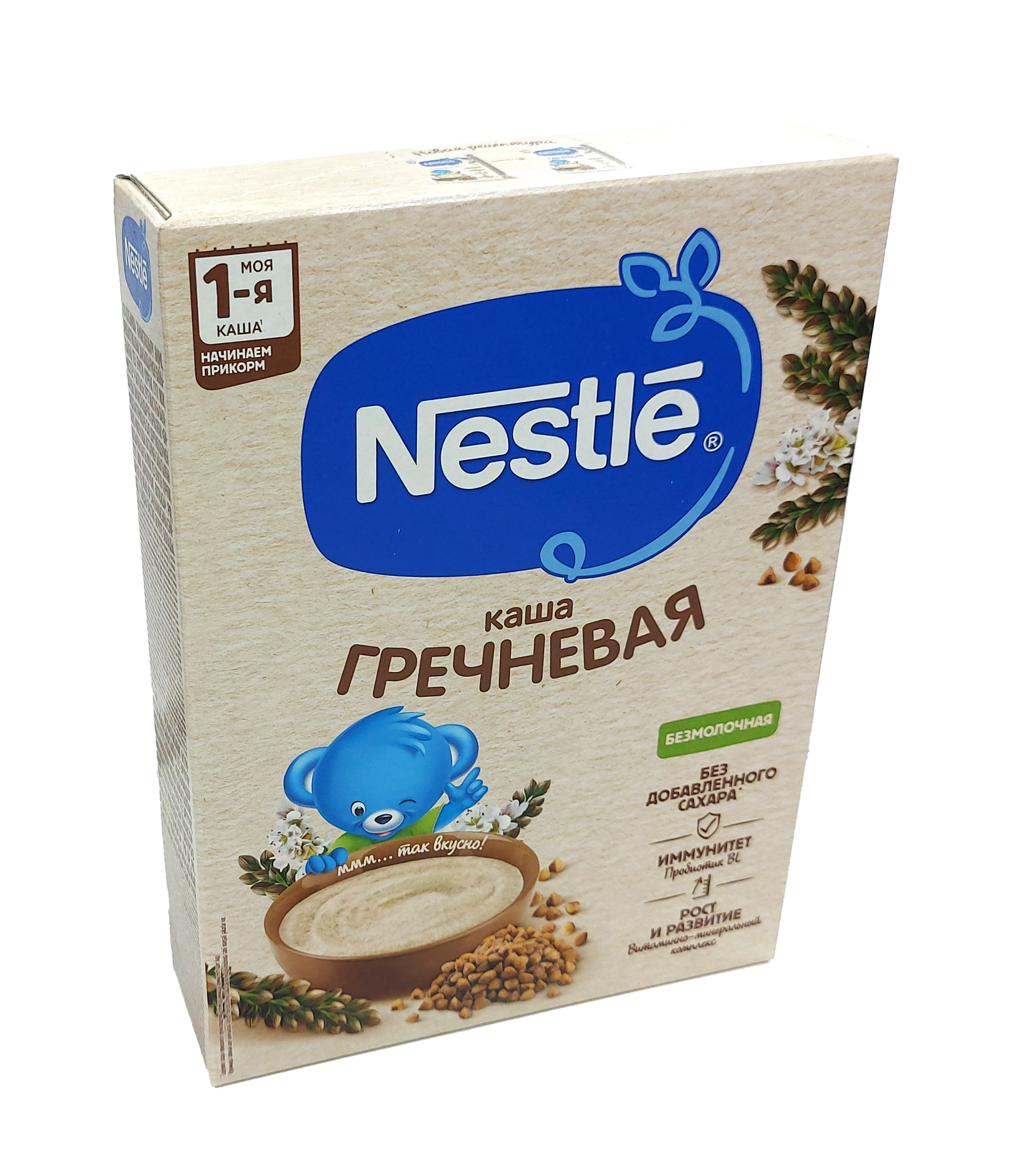 Каша nestle молочная гречневая безмолочная 200г