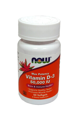 Витамин д3 now капсулы 50 000мкг №50