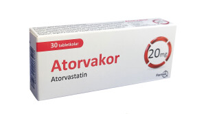 Аторвакор таблетки 20мг №30