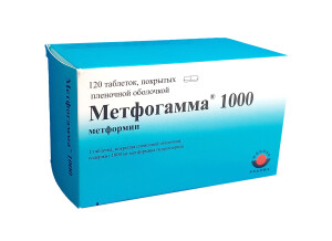 Metfogamma tabletkalari 1000 mg №120