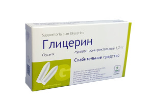 Глитсеринли шамлар 1,24 г №10