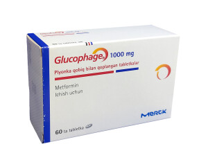 Глюкофаж таблетки 1000мг №60