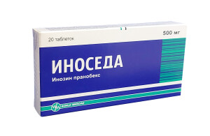 Иноседа таблеткалари 500 мг №20