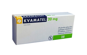 Kvamatel planshetlari 20 mg №28