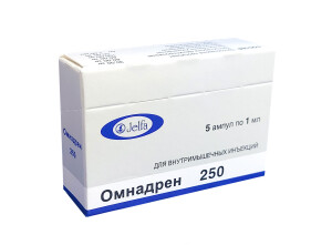 Омнадрен 250 раствор для инфузии 1мл №5