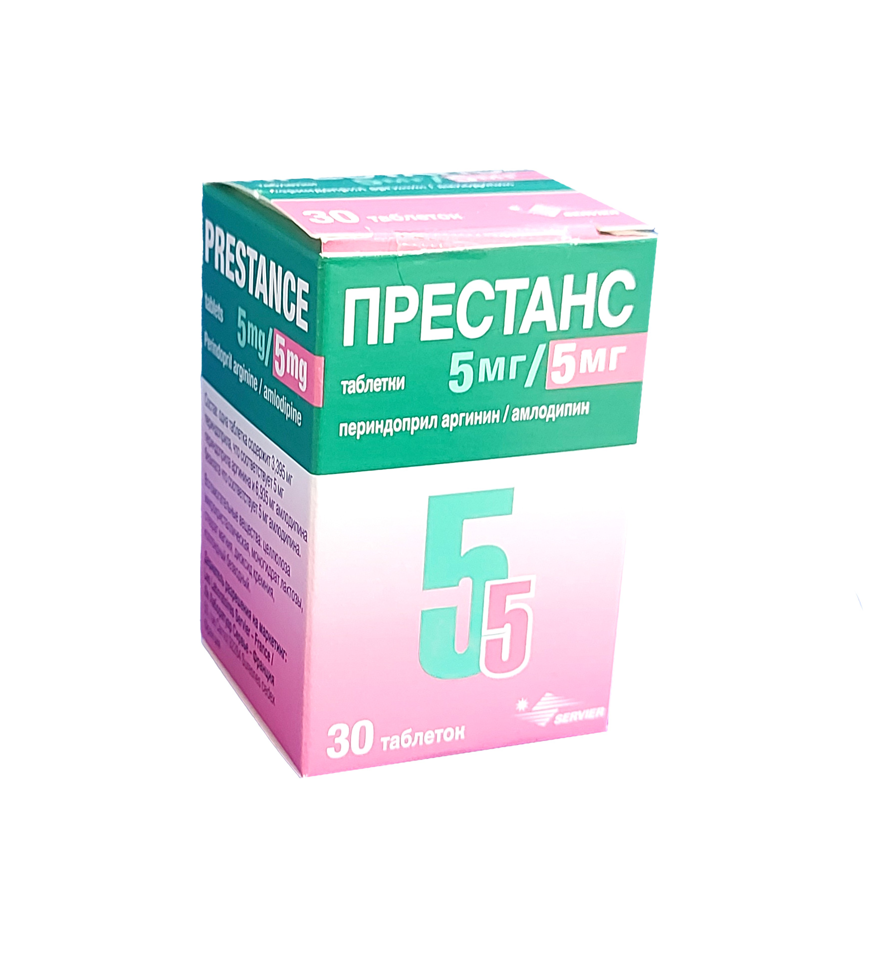Престанс таблетки 5мг/5мг №30